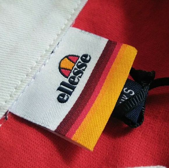 Ellesse Color Block Long Sleeve Red/white/Blue - Picture 4 of 8